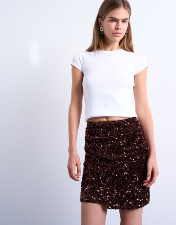 TOPSHOP Szoknyák 'DOTTY' - barna