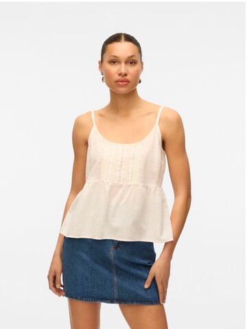 VERO MODA Top 'VMPretty' in Wit: voorkant