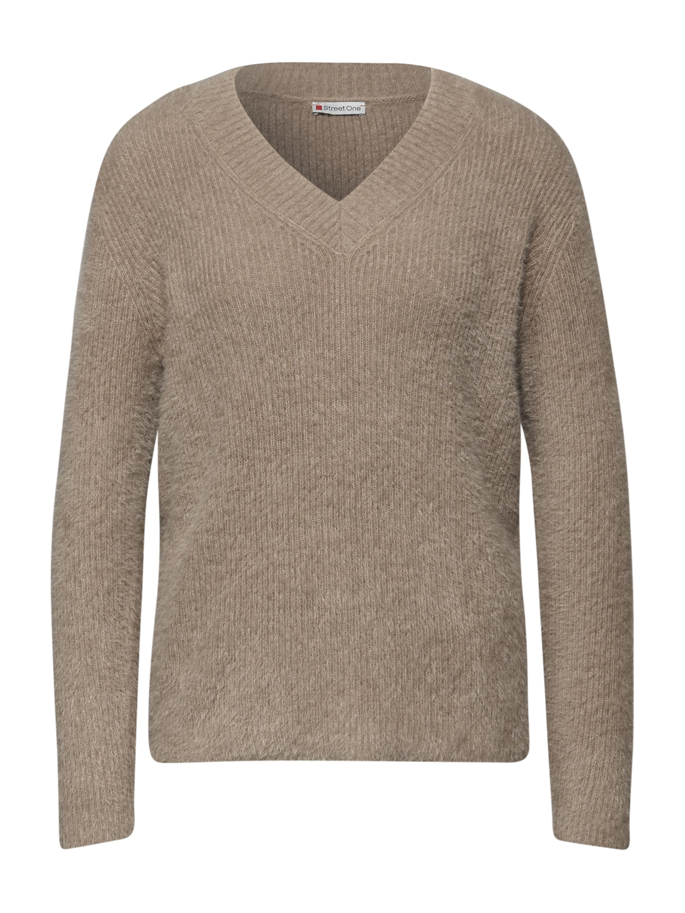 STREET ONE Sweater in Brown: front