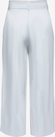 ONLY Wide leg Pleat-front trousers 'Caro' in White
