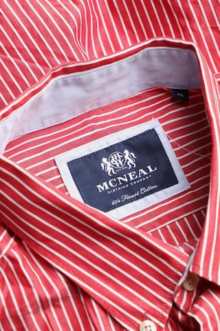 Mc Neal Button Up Shirt in XL in Red