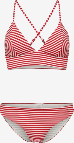 Triangle Bikini 'Kitty' ONLY en rouge : devant