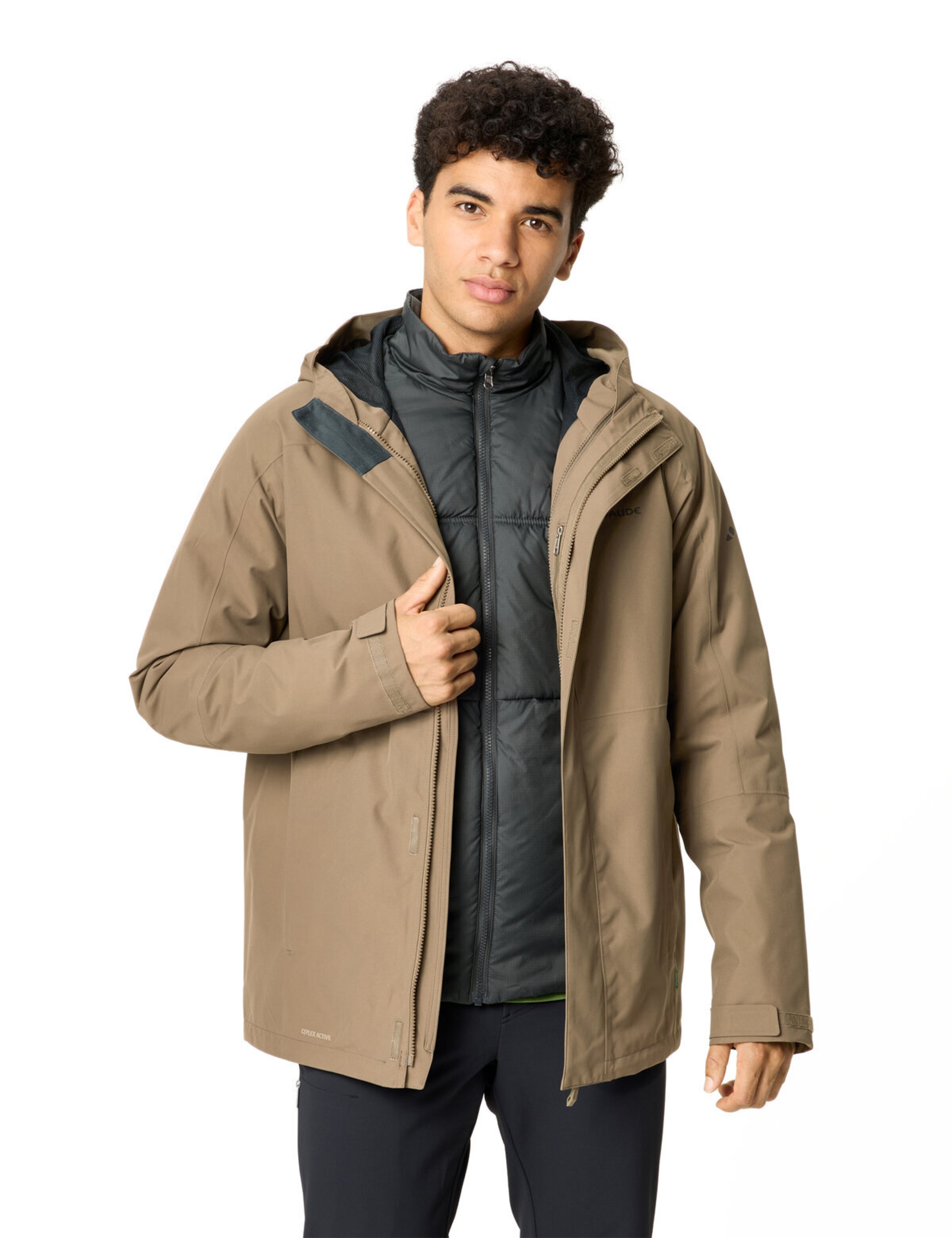 VAUDE Outdoorjas 'Neyland' in Beige