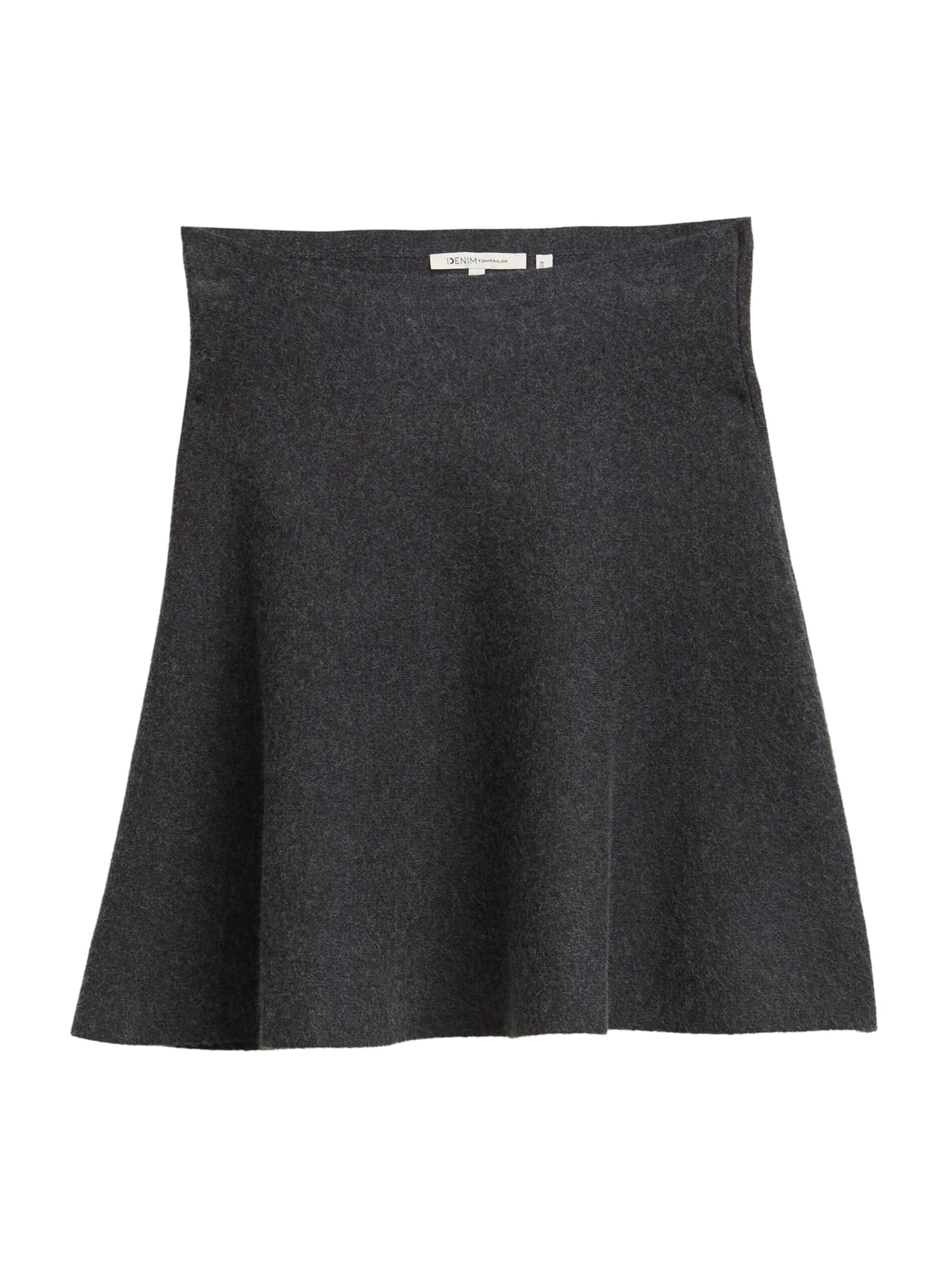 TOM TAILOR DENIM - Falda en gris: frente