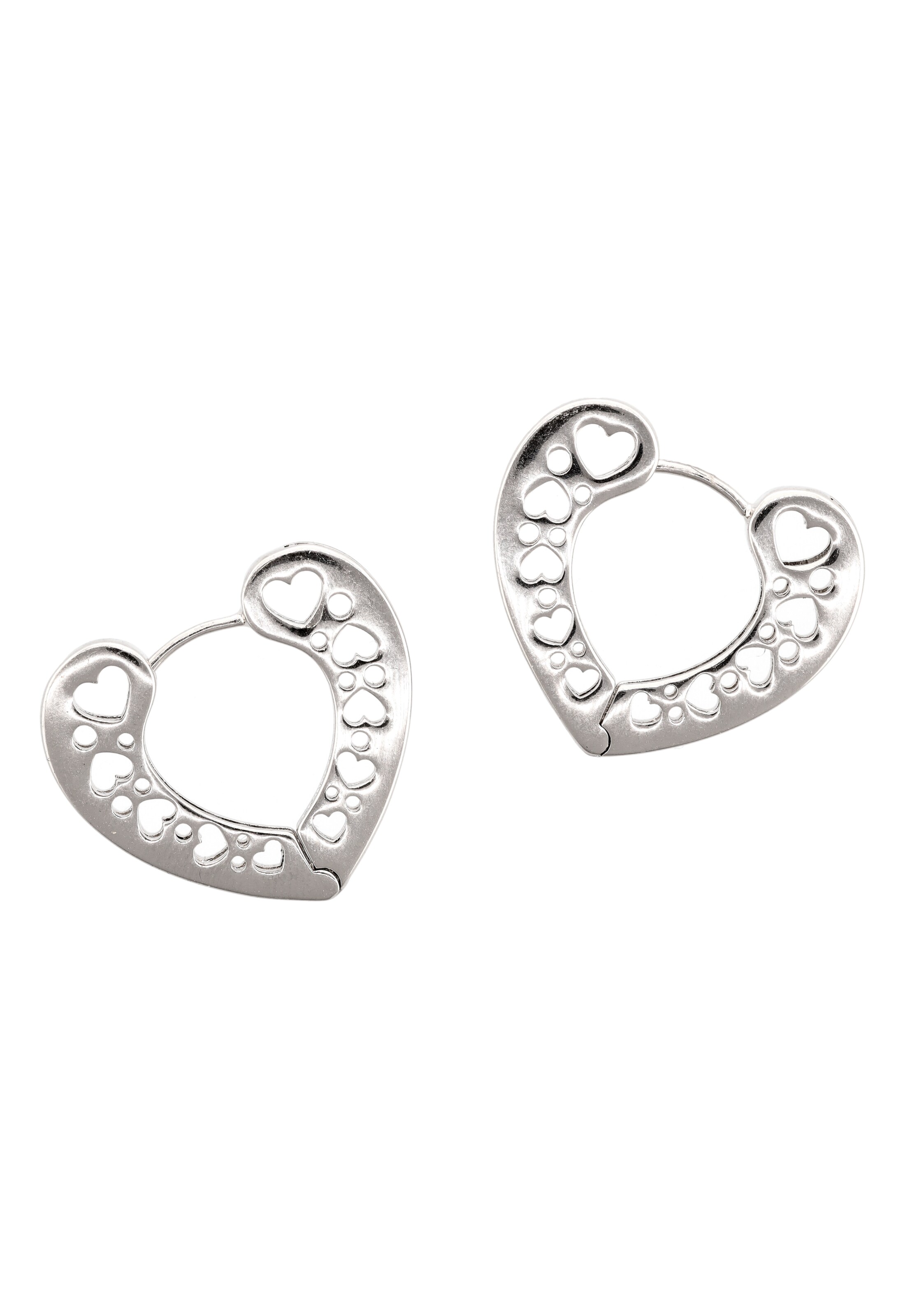 IZIA - Pendientes en plata: frente