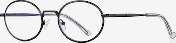 Lunettes 'Lennon' VEYREY en noir : devant
