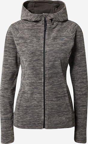 4F - Chaqueta polar funcional en gris: frente