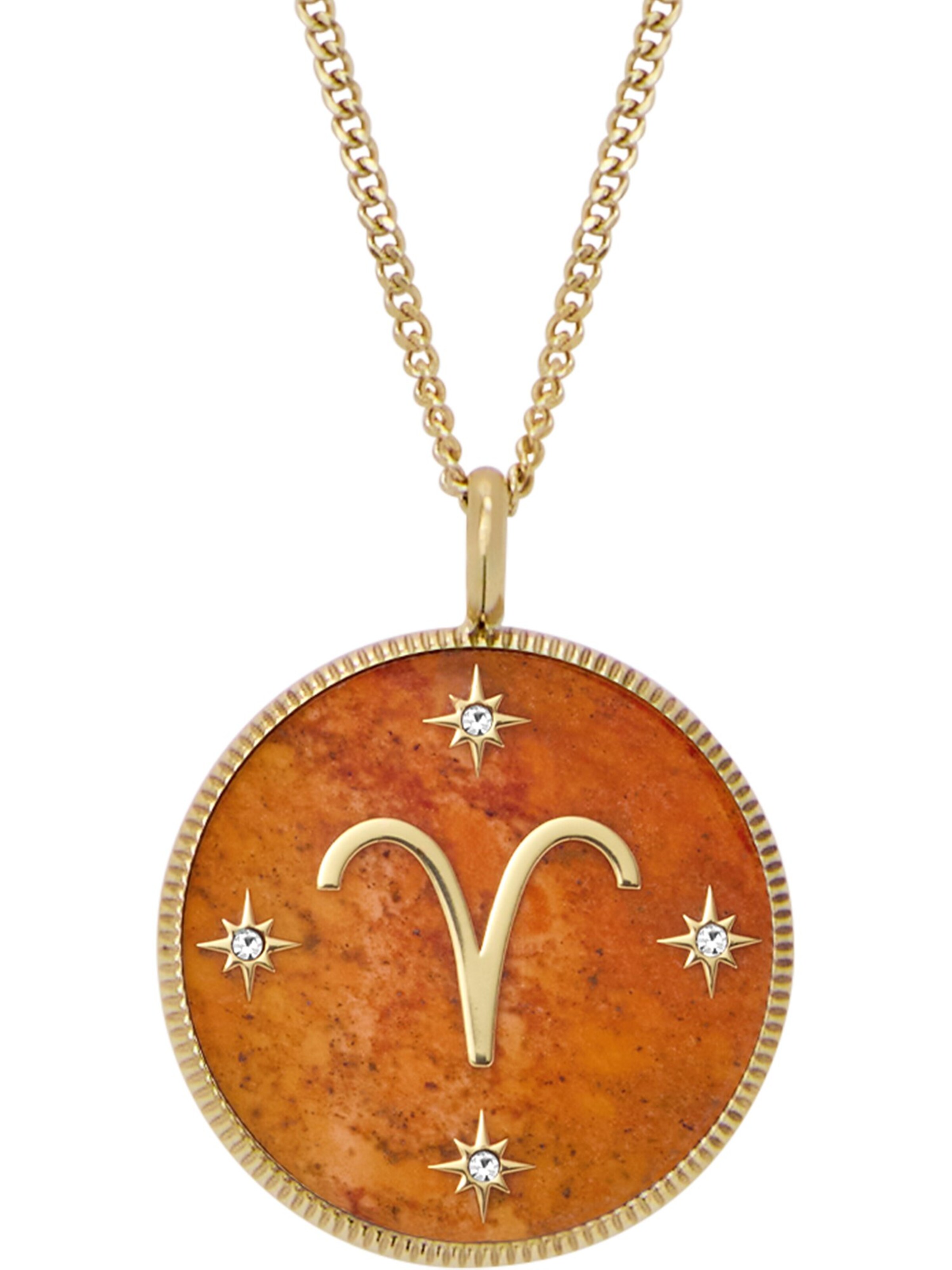 FOSSIL Kette in Orange