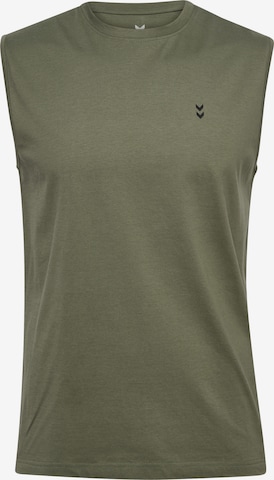 Hummel Functioneel shirt in Groen: voorkant