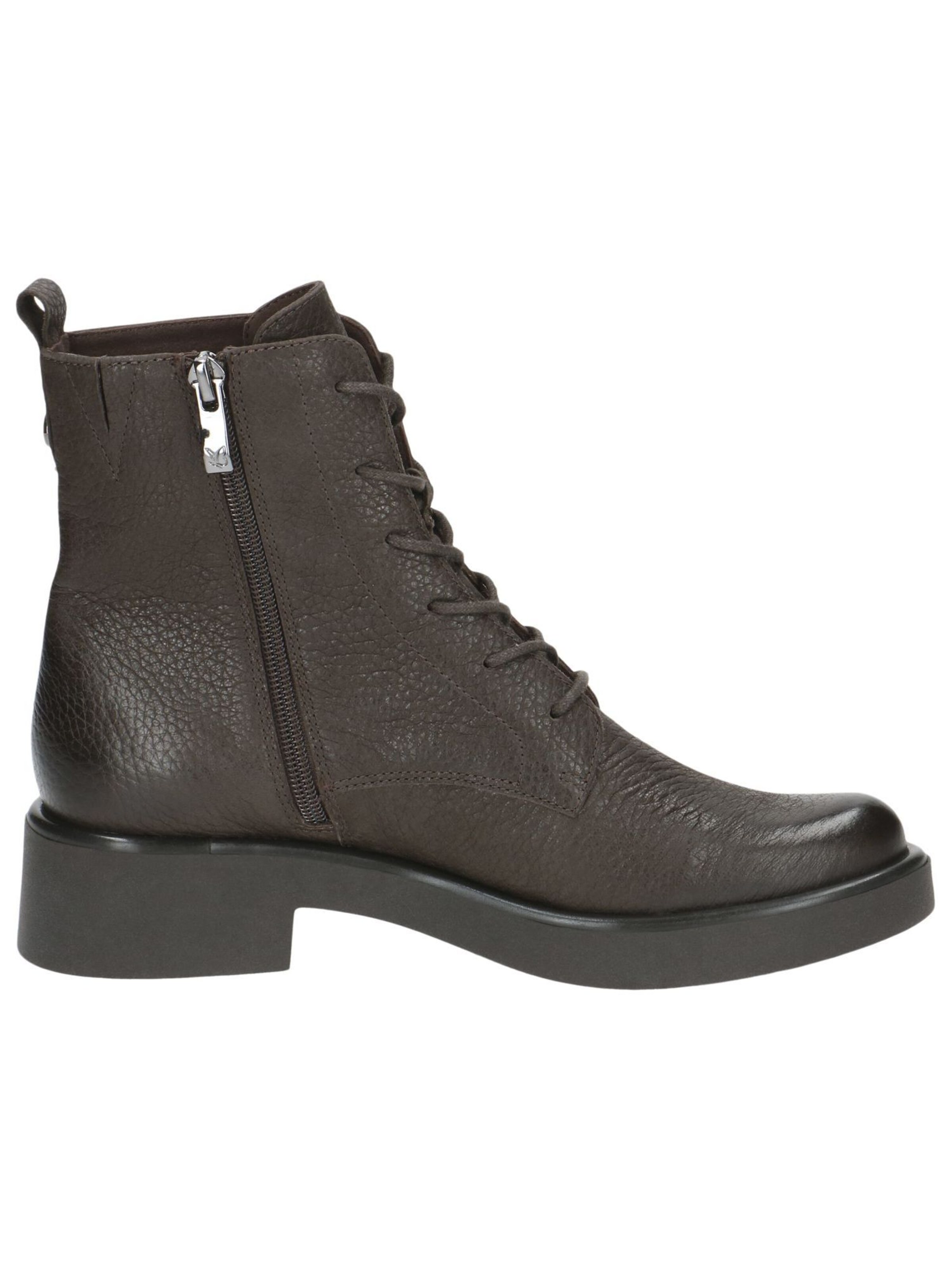 CAPRICE Lace-Up Ankle Boots in Brown