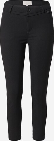 Coupe slim Pantalon 'Carma' minus en noir : devant