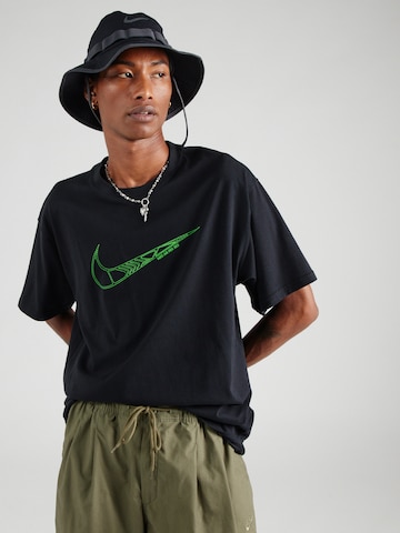 Nike Sportswear Tričko 'FW CONNECT' – černá: přední strana