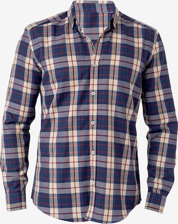 Felix Hardy Button Up Shirt in Blue: front