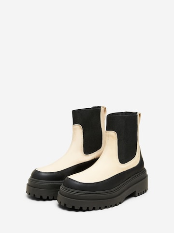 Chelsea Boots 'Fasta' SELECTED FEMME en beige