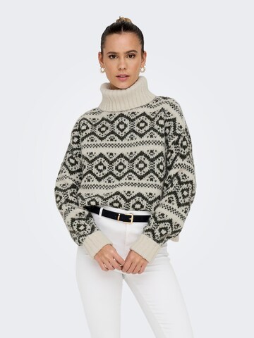 ONLY - Pullover 'CARIN' em bege