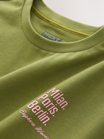 T-Shirt Next en vert