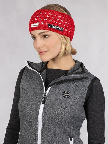 GIESSWEIN Athletic Headband 'Adelboden' in Red