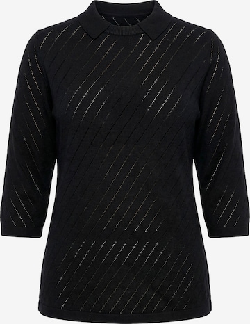 Ulla Popken Sweater in Black: front