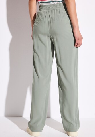 STREET ONE Wide leg Pants in Green