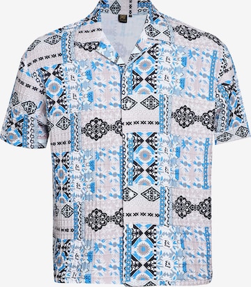 Campus SutraRegular Fit Košulja 'Winona' - siva boja: prednji dio