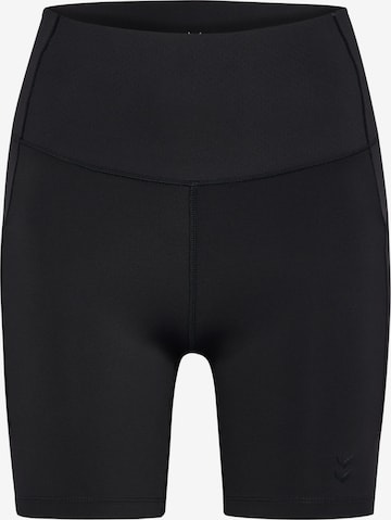 Hummel Skinny Shorts in Schwarz: Vorderseite