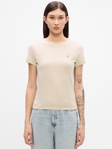 Tommy Jeans - Camisa em bege: frente