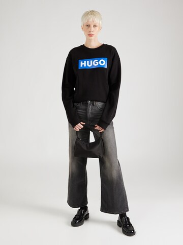 HUGO - Sweatshirt 'Classic' em preto