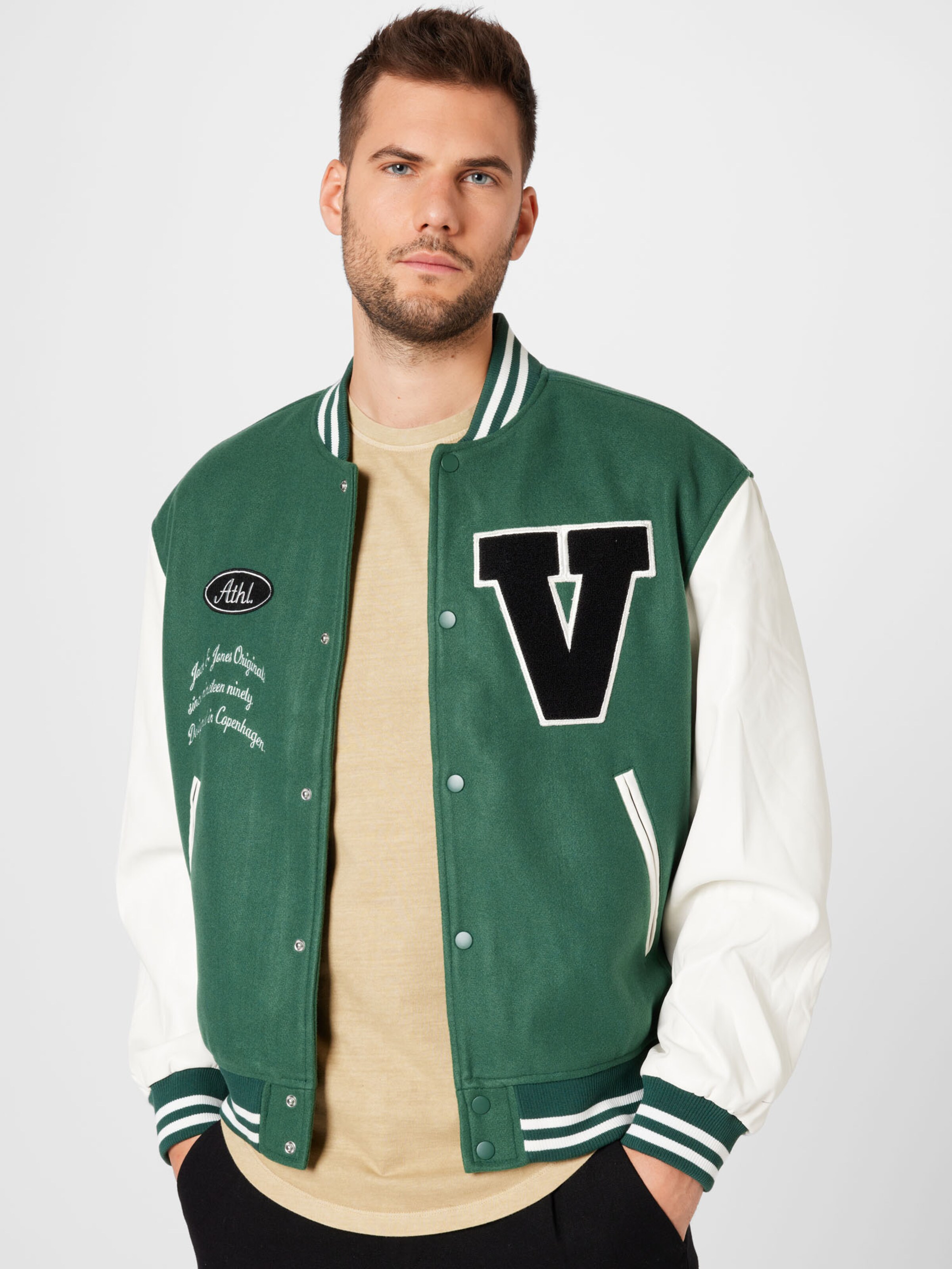 jack and jones varsity jacket