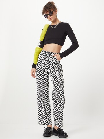Monki Shirt in Schwarz