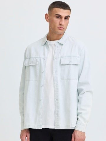 !Solid Regular fit Overhemd ' SDRogue ' in Blauw: voorkant