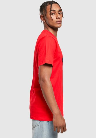 T-Shirt 'Weekend Wolf' Mister Tee en rouge