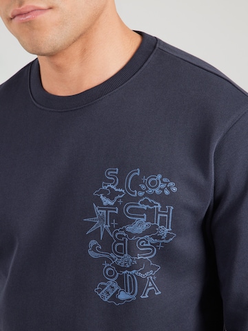 SCOTCH & SODA Sweatshirt i blå