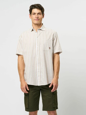 U.S. POLO ASSN. Regular Fit Skjorte 'Marli' i beige: forside