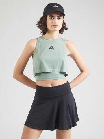 Top sportivo 'Cool Intensity' di ADIDAS PERFORMANCE in verde: frontale