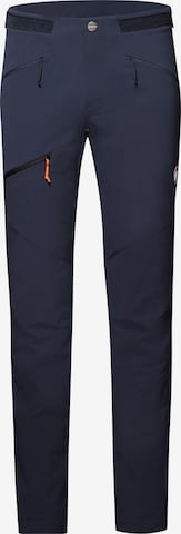 MAMMUT Outdoor Pants in Blue: front