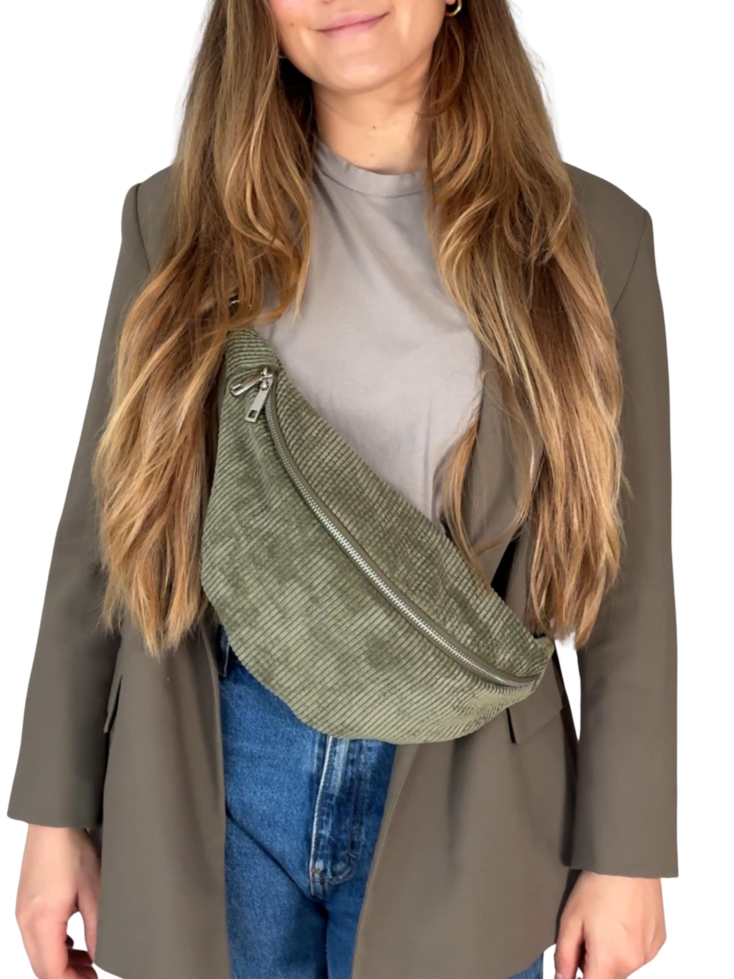 lePelou Gürteltasche 'IDA'‌ in Grün