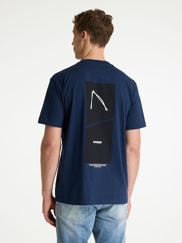 CHASIN' T-Shirt 'Trez' in Blau: Vorderseite