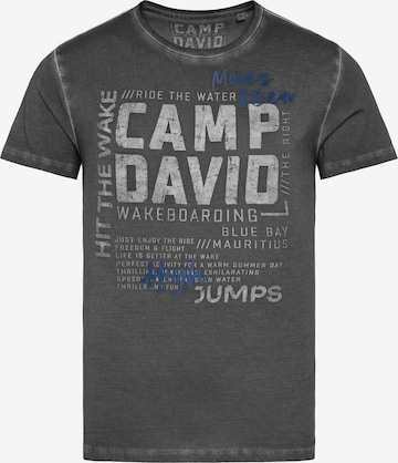 CAMP DAVIDMajica - crna boja: prednji dio