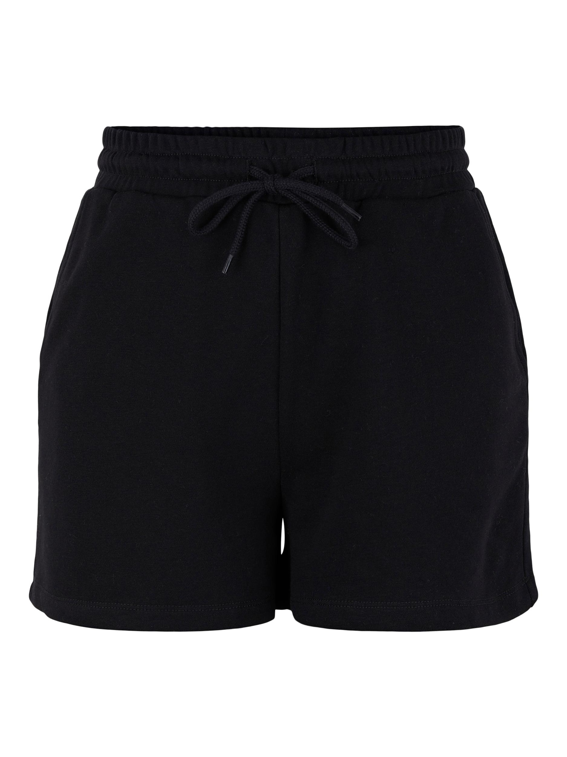 PIECES Regular Панталон 'PCChilli' в черно: отпред