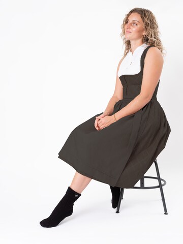 HerzSticht Traditional socks 'Edelweiss' in Black