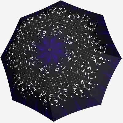 KNIRPS Regenschirm 'T.200' in blau / dunkellila / weiß, Produktansicht