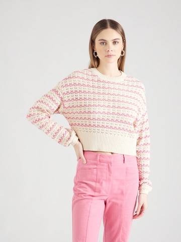 ONLY Pullover 'ASA' in Beige: predná strana