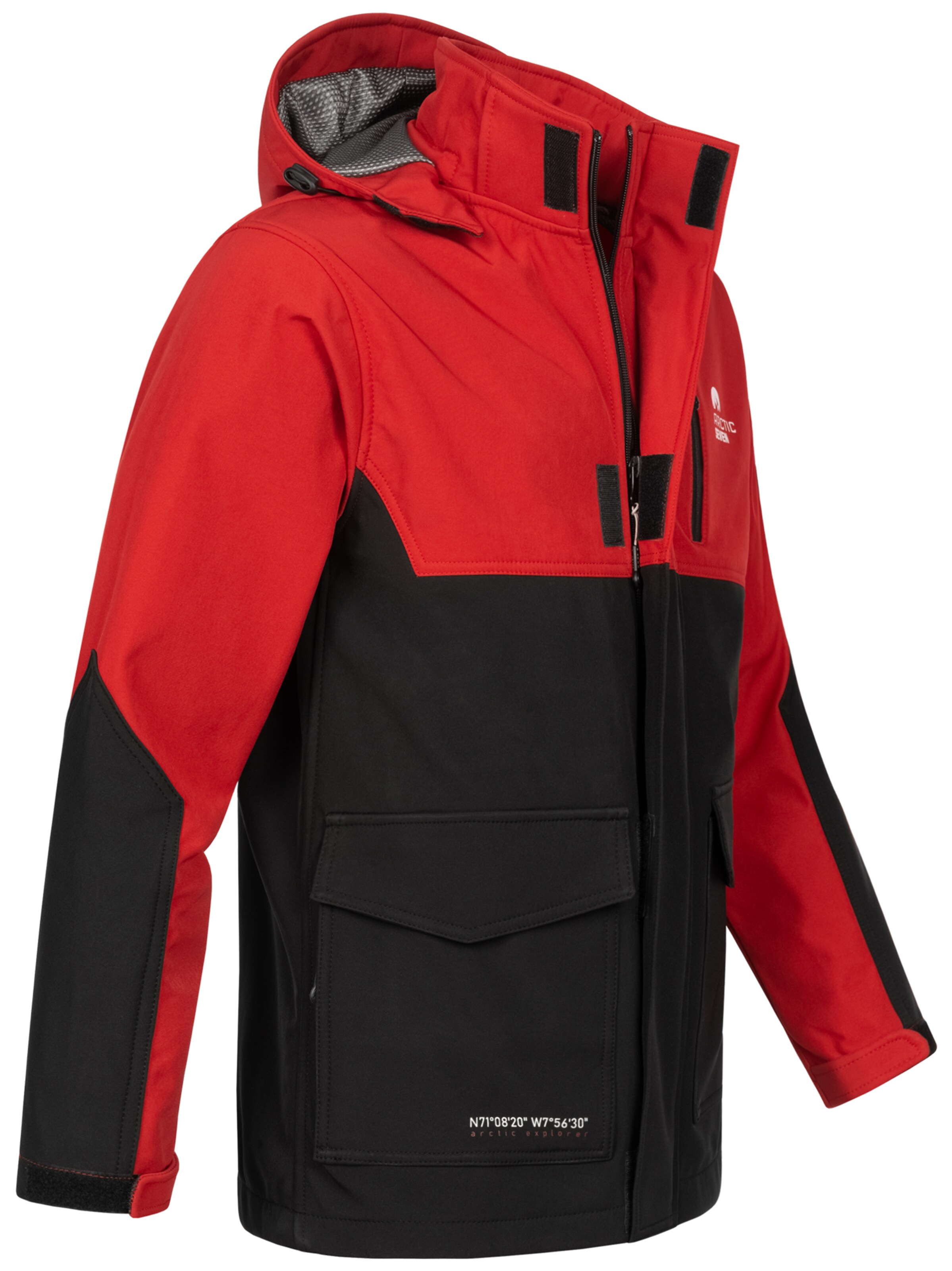 Arctic Seven Functionele jas in Rood