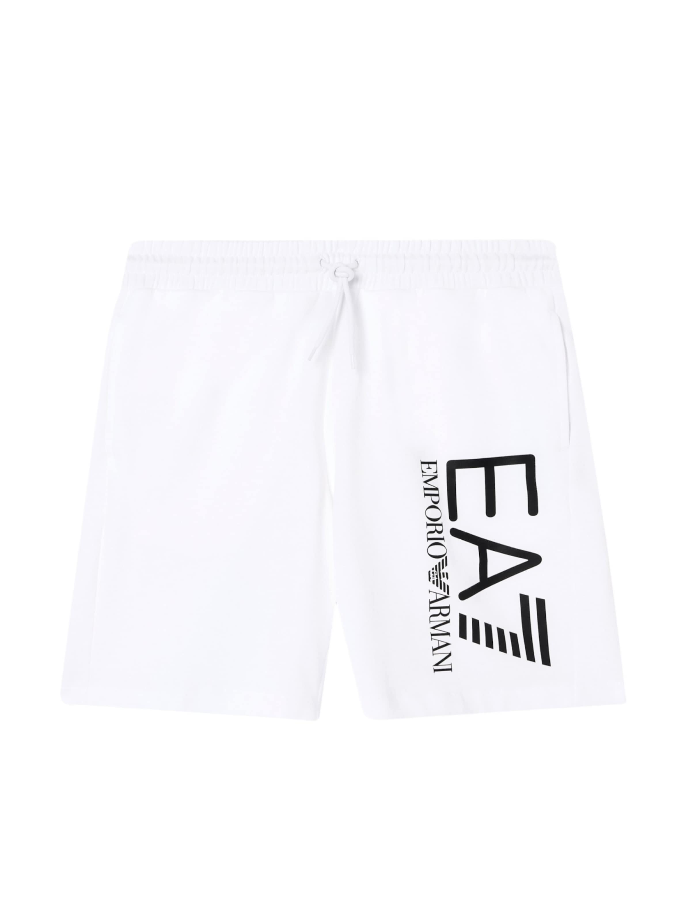 EA7 Emporio Armani Shorts in weiß, Produktansicht