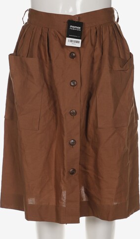 YVES SAINT LAURENT Skirt in XXXL in Brown: front