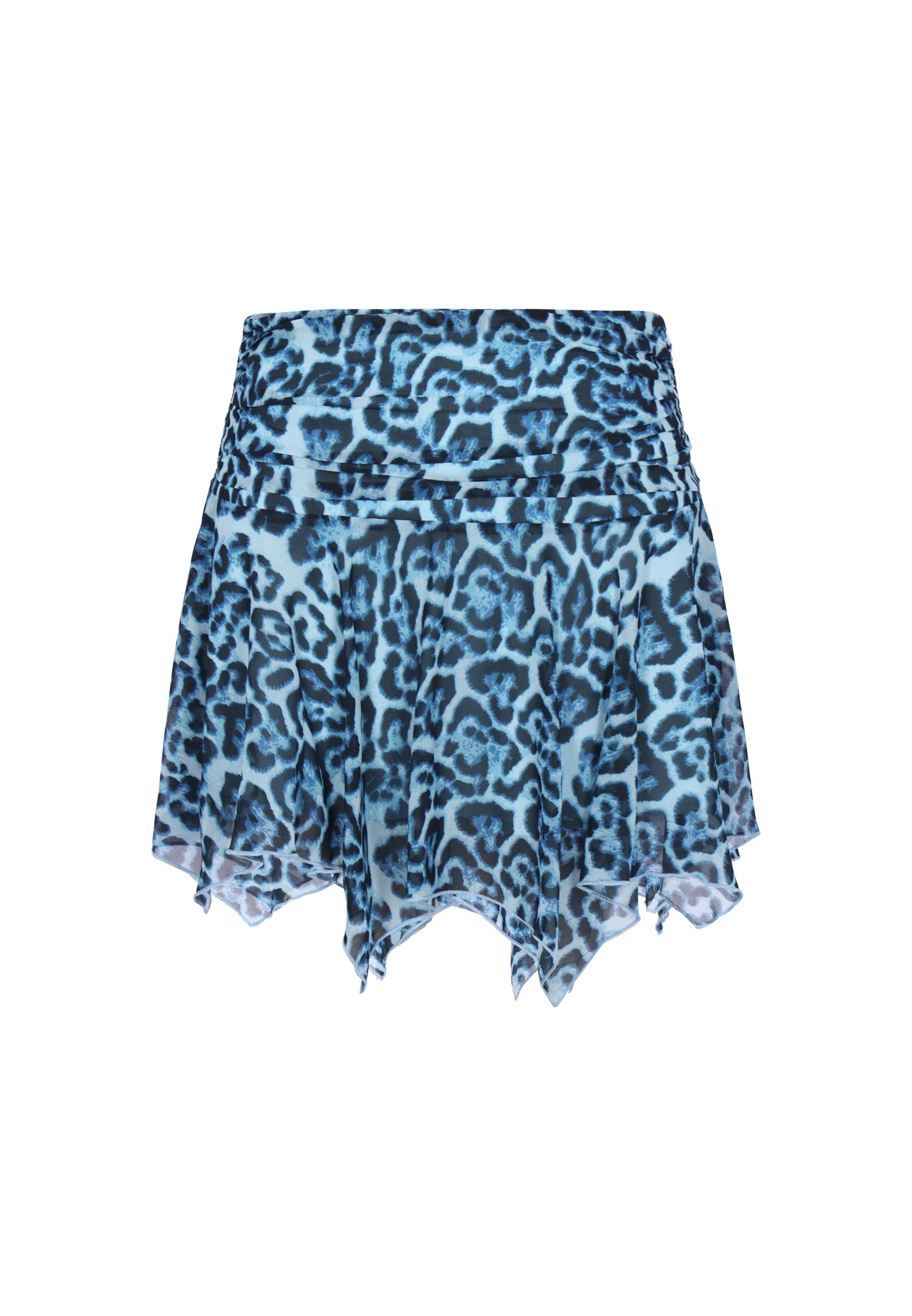 faina - Falda 'Festive' en azul: frente