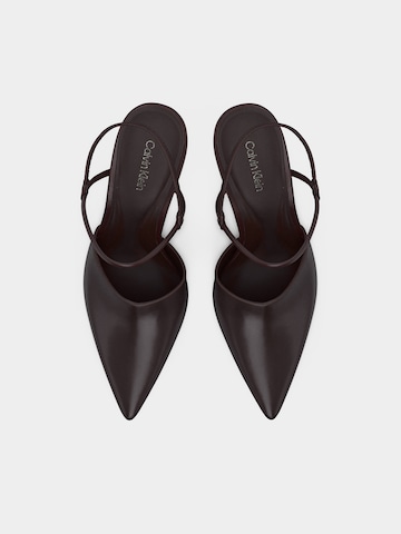 Escarpins à bride arrière 'ESS' Calvin Klein en violet