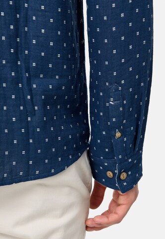 INDICODE JEANS Regular Fit Hemd 'Joffrey' in Blau