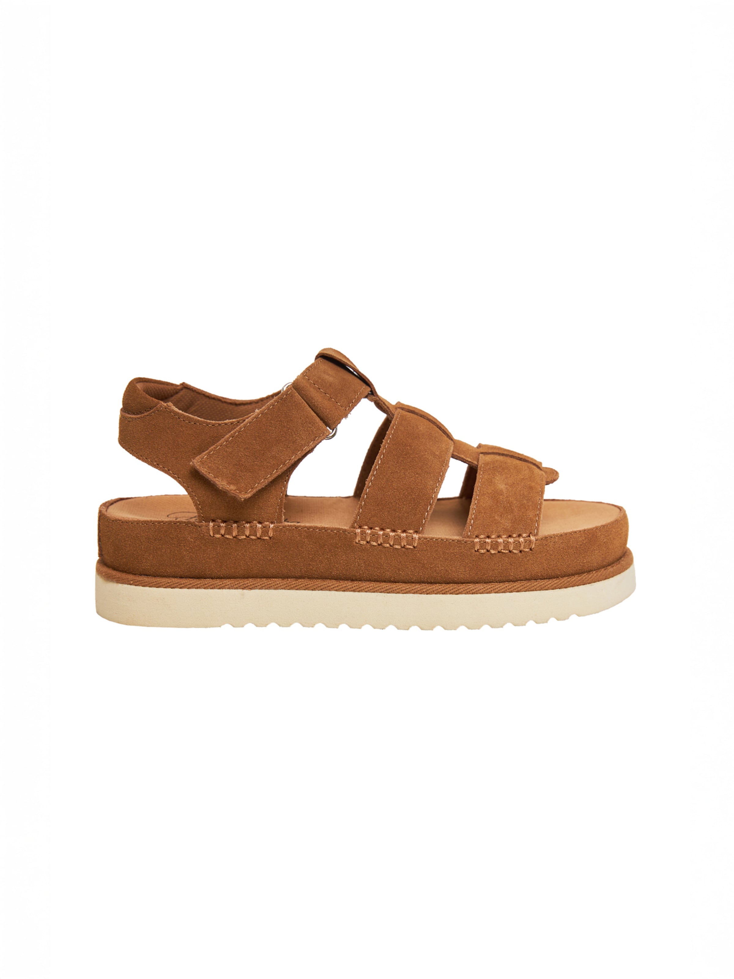Funky Buddha - Sandalias en marrón: frente