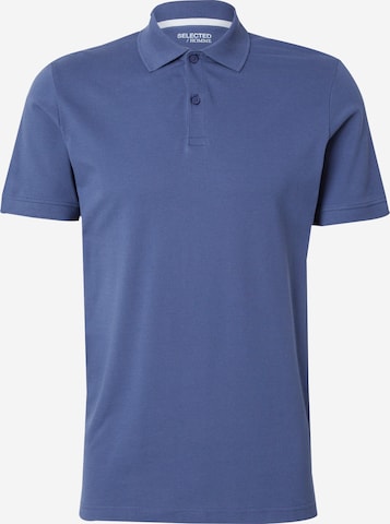 SELECTED Tričko 'SLHDANTE' – modrá: přední strana